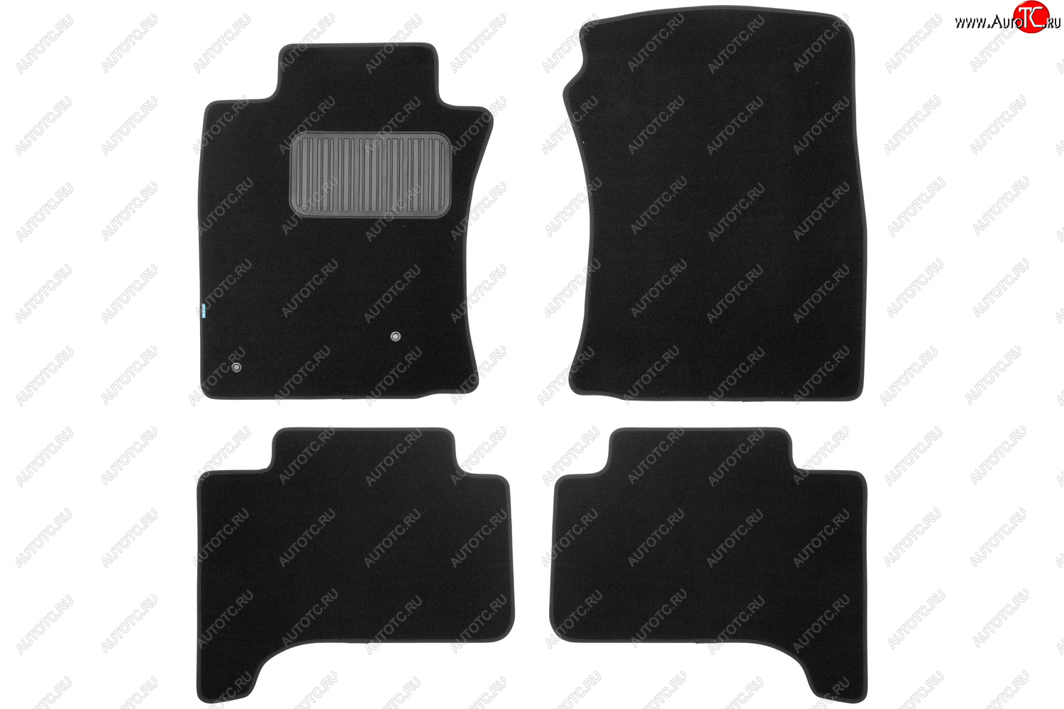9 549 р. Коврики салона (текстиль) Klever Premium Toyota Land Cruiser Prado J120 (2002-2009) (Чёрные)  с доставкой в г. Пермь