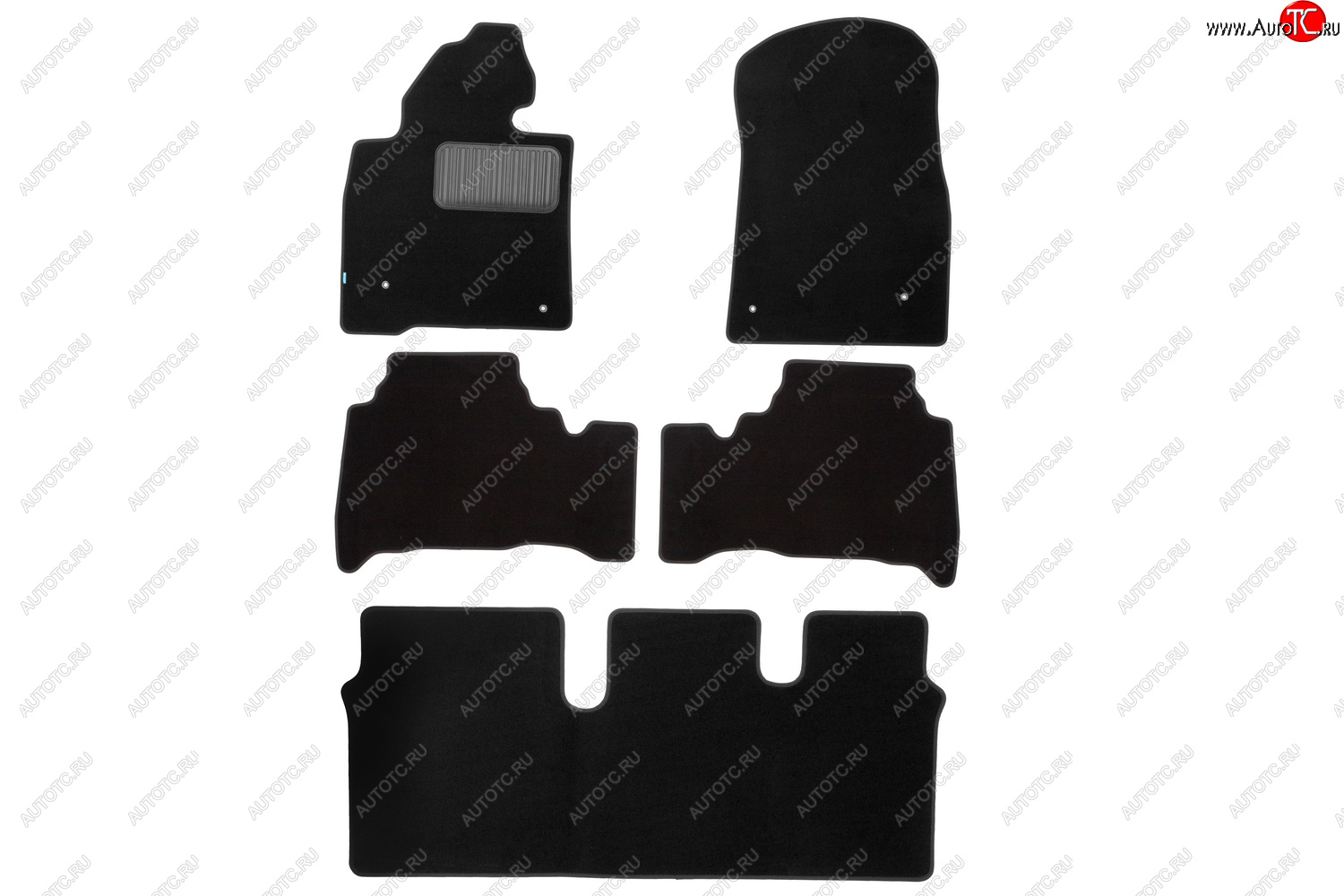 1 499 р. Коврики салона (текстиль) Klever Premium Toyota Land Cruiser 200 2-ой рестайлинг (2015-2021) (Чёрные)  с доставкой в г. Пермь