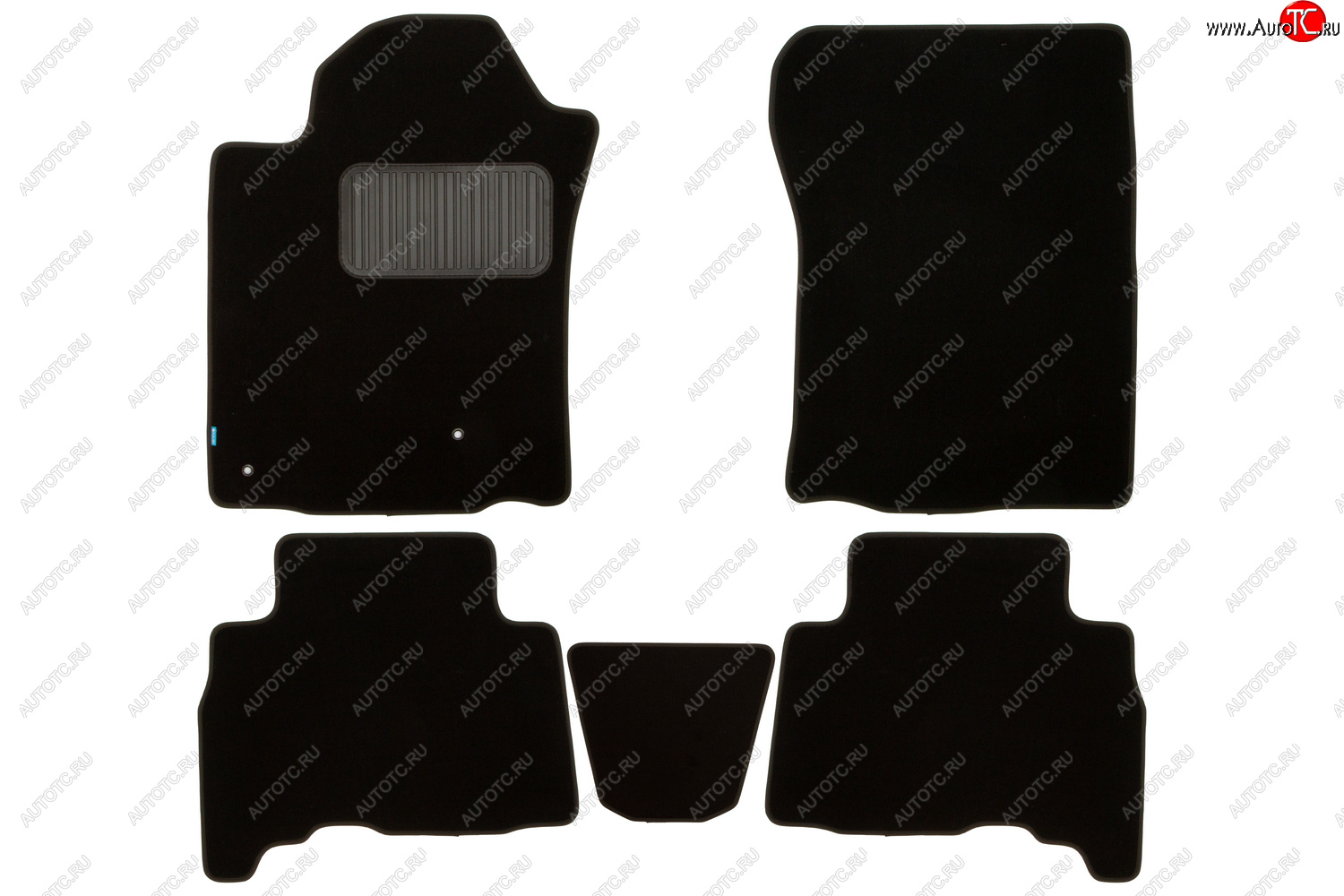 9 549 р. Коврики салона (текстиль) Klever Premium  Toyota Land Cruiser Prado  J150 (2009-2013) дорестайлинг (Чёрные)  с доставкой в г. Пермь