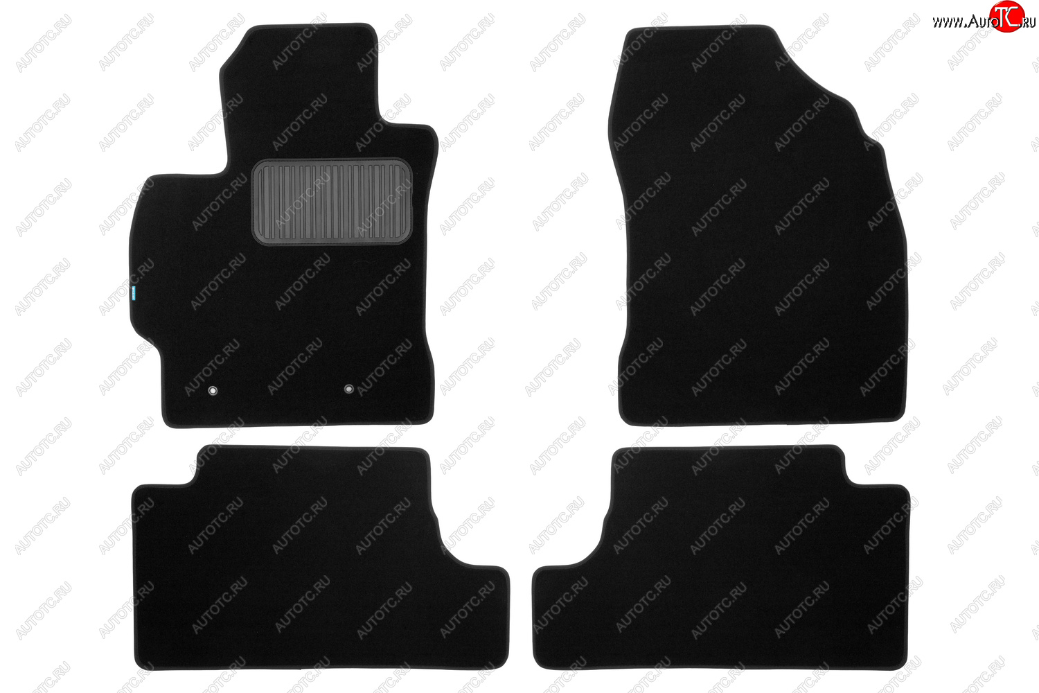 9 549 р. Коврики салона (текстиль) Klever Premium  Toyota Corolla  E140 (2007-2013) седан дорестайлинг, седан рестайлинг (Чёрные)  с доставкой в г. Пермь