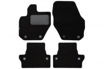 419 р. Коврики в салон Klever Premium VOLVO S60 АКПП 2010-2013, 2013-2018 сед., 4 шт. (текстиль)  Вольво С Klever klever03500322110kh  с доставкой в г. Пермь. Увеличить фотографию 1