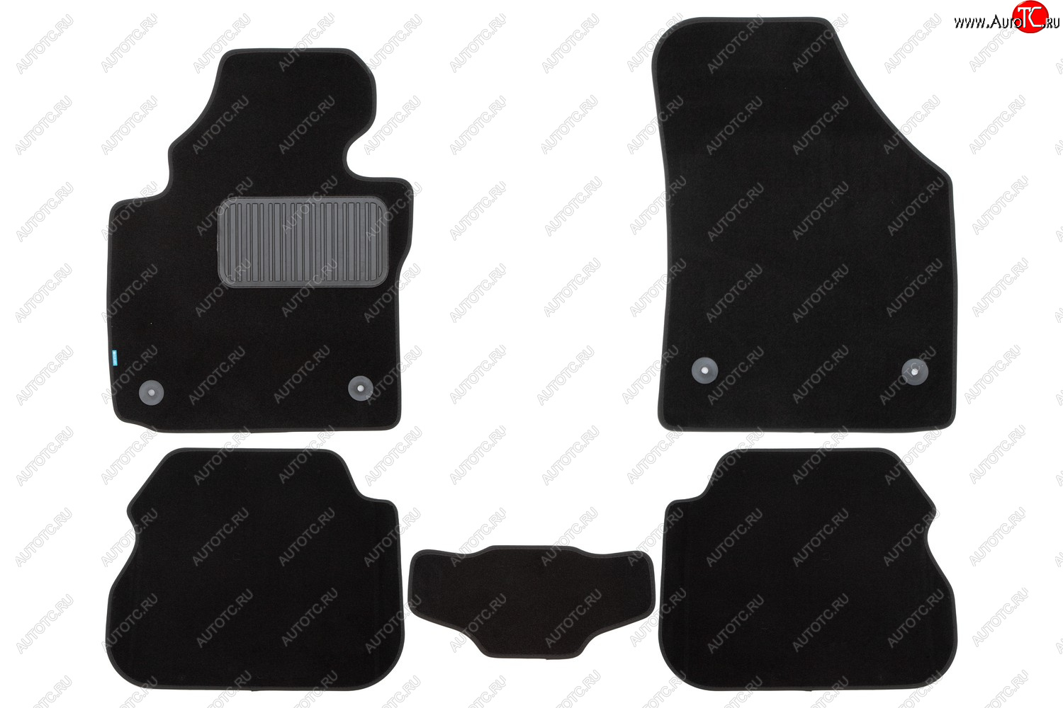 9 549 р. Коврики салона (текстиль) Klever Premium  Volkswagen Caddy  2K (2003-2015) дорестайлинг, рестайлинг (Чёрные)  с доставкой в г. Пермь