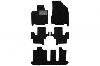 Коврики салона (текстиль) Klever Premium INFINITI JX35 (2012-2014) (Чёрные)