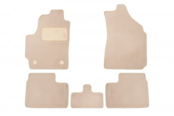 419 р. Коврики в салон Klever Premium DAEWOO Matiz 1998-2000, хб., 5 шт. (текстиль, бежевые)  Деу Матиз Klever klever04110422112kh  с доставкой в г. Пермь. Увеличить фотографию 1