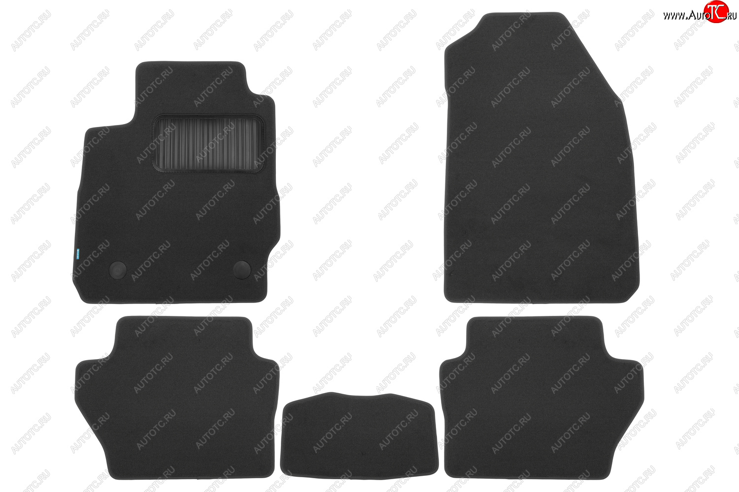 429 р. Коврики в салон Klever Premium FORD Fiesta 2008-2013, 2012-2019, хб., сед., 5 шт. (текстиль, бежевые Klever klever04166722112kh  с доставкой в г. Пермь
