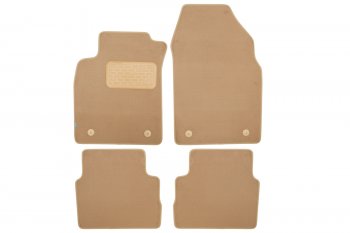439 р. Коврики в салон Klever Premium OPEL Vectra C АКПП 2002-2005, 2005-2008, сед., 4 шт. (текстиль, бежев Klever klever04370422112kh  с доставкой в г. Пермь. Увеличить фотографию 1