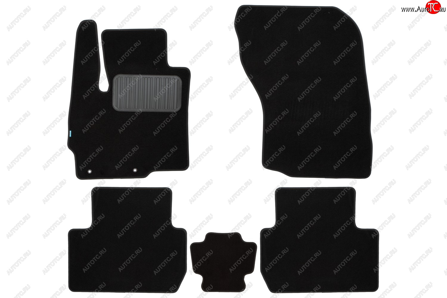 9 549 р. Коврики салона (текстиль) Klever Premium  Mitsubishi Outlander  GF (2012-2022) дорестайлинг, 1-ый рестайлинг, 2-ой рестайлинг, 3-ий рестайлинг (Чёрные)  с доставкой в г. Пермь