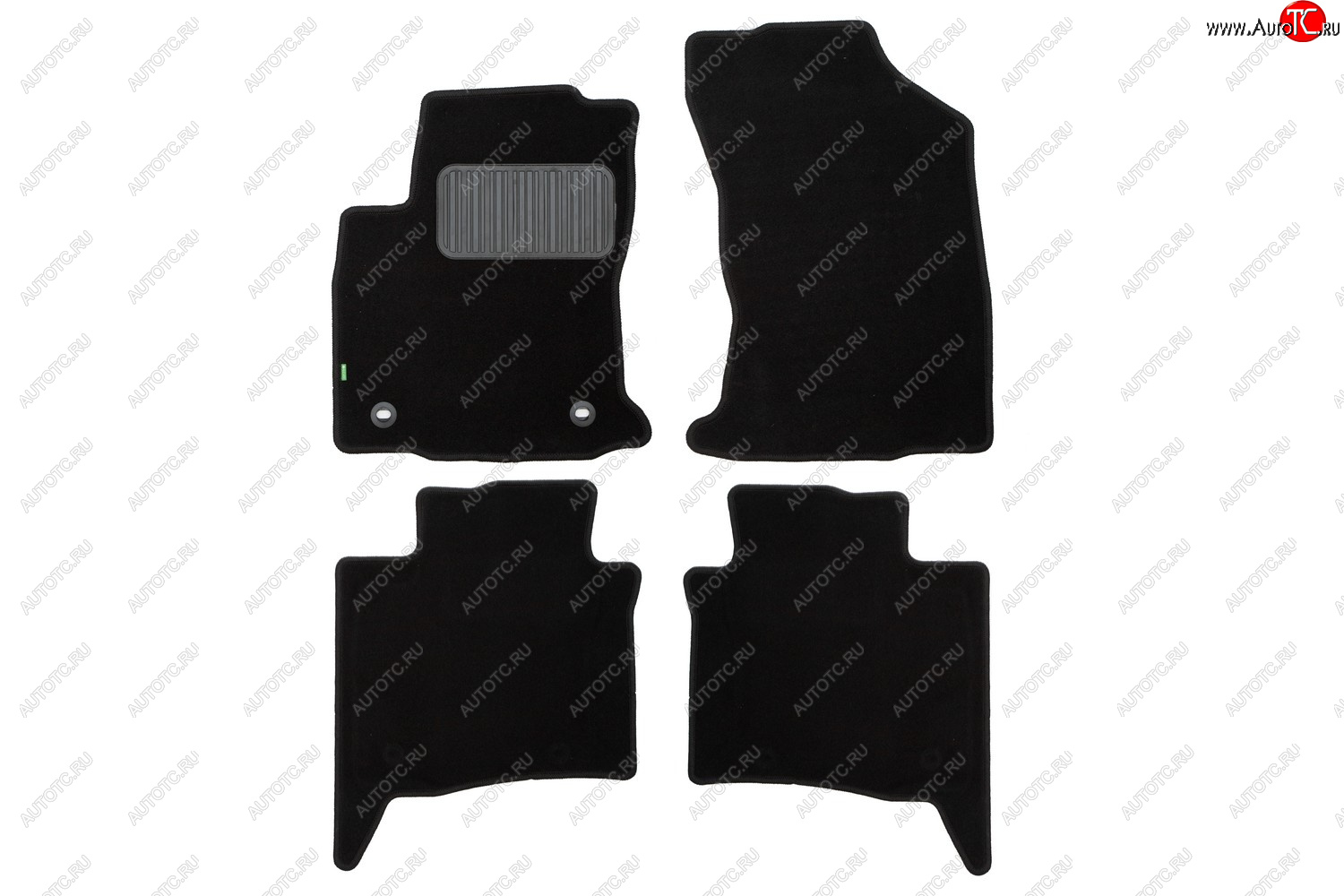 6 949 р. Комплект ковриков в салон (чёрные, текстиль) Klever Standard Toyota Fortuner AN160 дорестайлинг (2015-2020)  с доставкой в г. Пермь