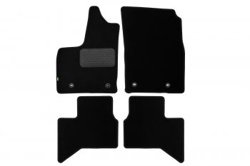 Комплект ковриков в салон (чёрные, текстиль) Klever Standard Toyota Land Cruiser  J300 (2021-2025) дорестайлинг
