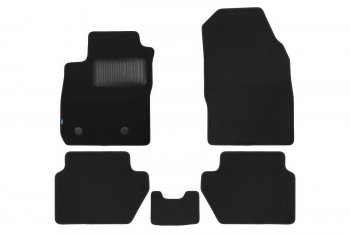 Коврики салона (текстиль) Klever Premium Ford EcoSport (2013-2019) дорестайлинг (Чёрные)