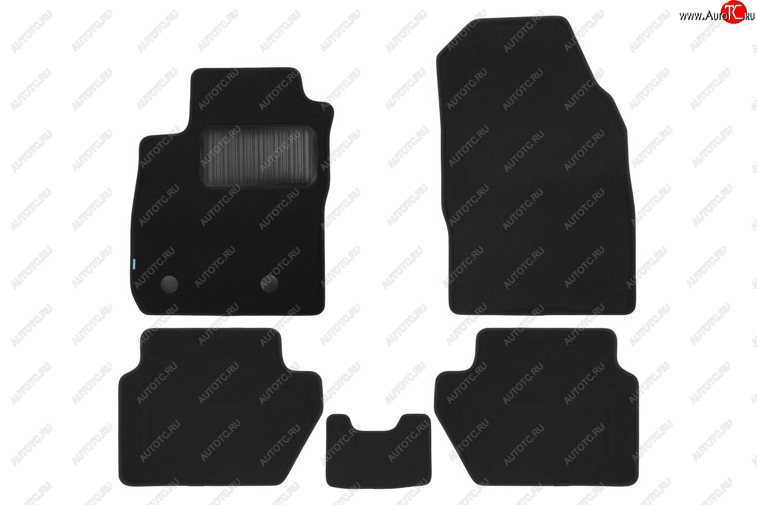 9 549 р. Коврики салона (текстиль) Klever Premium  Ford EcoSport (2013-2019) дорестайлинг (Чёрные)  с доставкой в г. Пермь