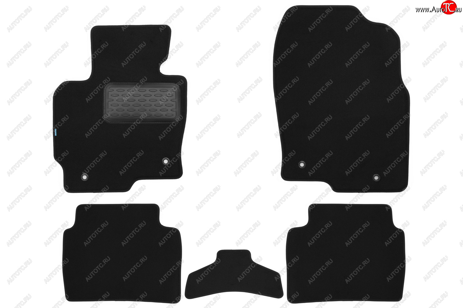 9 549 р. Коврики салона (текстиль) Klever Premium Mazda CX-5 KE дорестайлинг (2011-2014) (Чёрные)  с доставкой в г. Пермь
