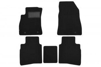 Коврики салона (текстиль) Klever Premium Nissan Sentra 7 B17 (2014-2017) (Чёрные)
