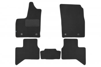 9 549 р. Коврики в салон Klever Premium TOYOTA Land Cruiser 300, 2021-, кросс., 5 шт. (текстиль)  Тойота Ленд крузер Klever kvr05.048.106.22110kh  с доставкой в г. Пермь. Увеличить фотографию 1