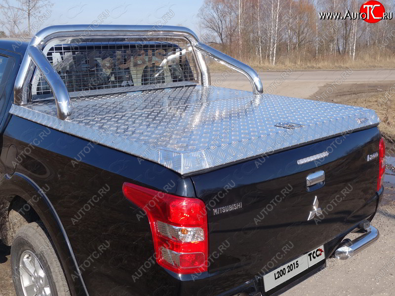 66 999 р. Крышка багажника (алюминий) TCC  Mitsubishi L200  5 KK,KL (2015-2019) дорестайлинг  с доставкой в г. Пермь