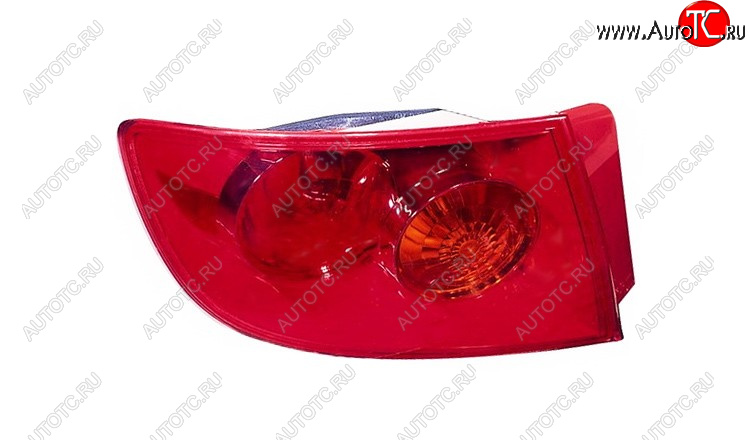 2 169 р. Левый фонарь задний (красный) BodyParts Mazda 3/Axela BK дорестайлинг седан (2003-2006)  с доставкой в г. Пермь