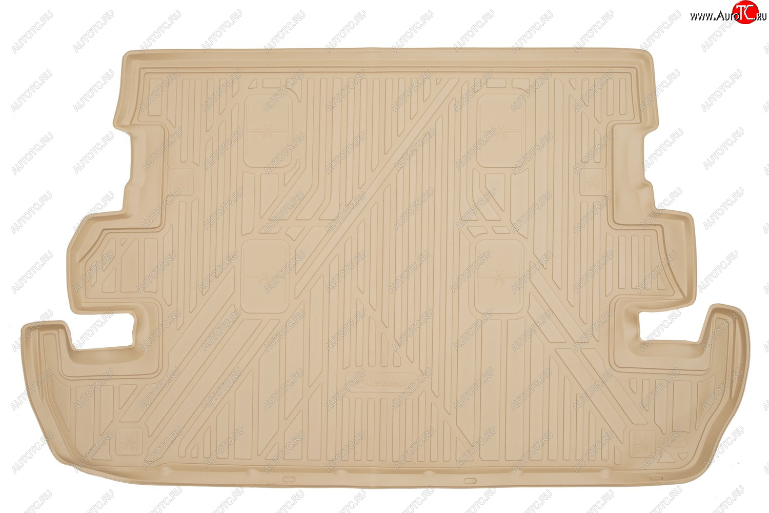 4 599 р. Коврик в багажник TOYOTA Land Cruiser 200 112007-2012, 2012-, внед., 7 мест. (полиуретан, бежевый)  Тойота Ленд крузер Element nlc.48.17.b13b  с доставкой в г. Пермь