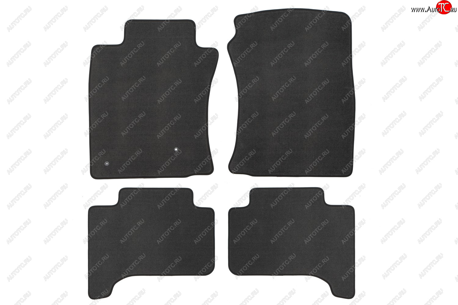 289 р. Коврики салона (текстиль) Klever Econom Toyota Land Cruiser Prado J120 (2002-2009) (Чёрные)  с доставкой в г. Пермь