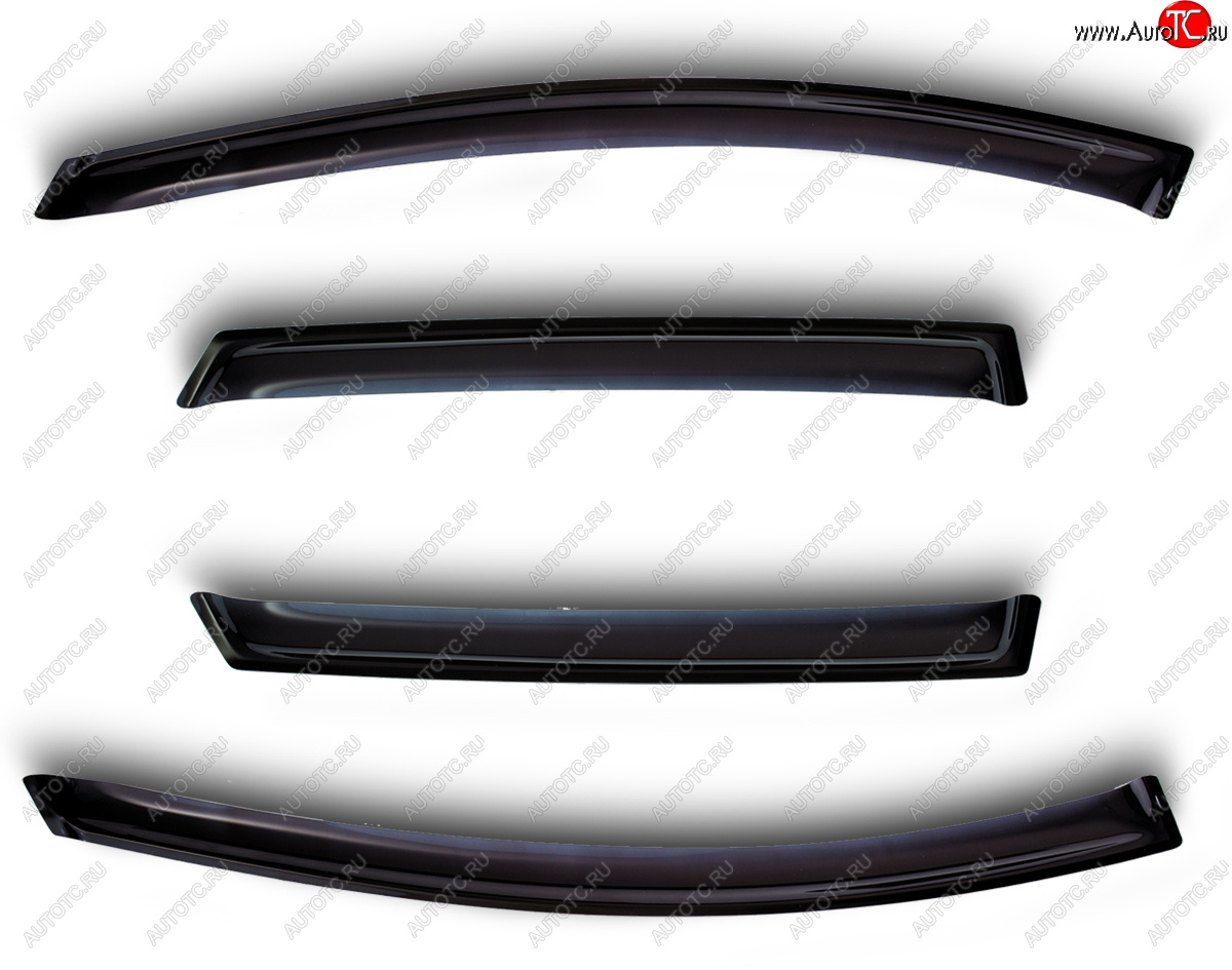 3 199 р. Дефлекторы боковых окон BMW 5 Series SD 2003-2010, 4 шт., темный (for models with chrome)  БМВ Пяте SIM nld.sbmw5s0332-cr  с доставкой в г. Пермь