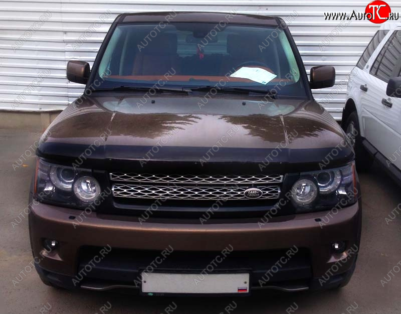 2 699 р. Дефлектор капота SIM  Land Rover Range Rover Sport  1 L320 (2009-2013) рестайлинг  с доставкой в г. Пермь