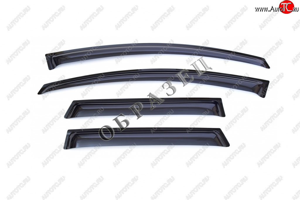4 499 р. Дефлекторы боковых окон Subaru Tribeca, 2005-2014, 4ч., темный  Субару Трибека SIM nld.ssutri0532  с доставкой в г. Пермь