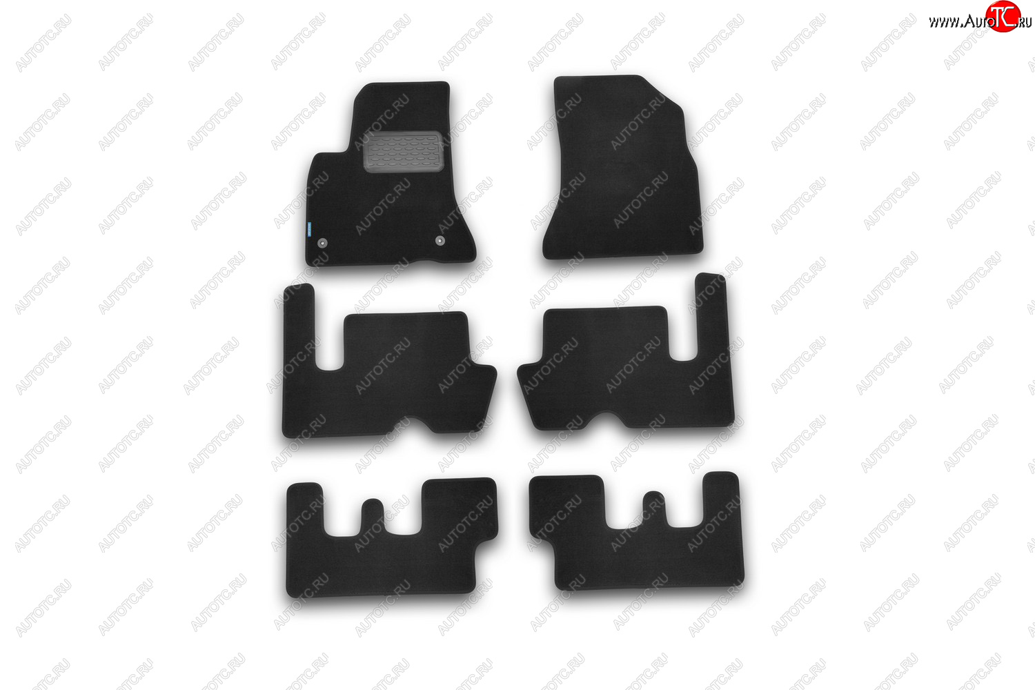 399 р. Комплект ковриков в салон (АКПП, чёрные, текстиль) Element  CITROEN C4 Grand Picasso (2006-2014) (Чёрные)  с доставкой в г. Пермь