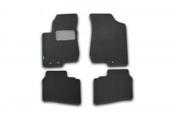 Комплект ковриков в салон (текстиль, чёрные) Element Hyundai Elantra  HD (2006-2011)