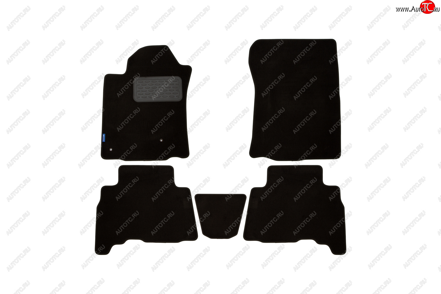 6 999 р. Комплект ковриков в салон (текстиль, чёрные) Element  Toyota Land Cruiser Prado  J150 (2009-2013) дорестайлинг  с доставкой в г. Пермь