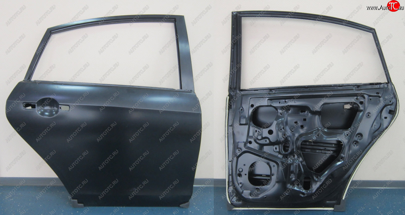 12 749 р. Правая дверь задняя BodyParts Nissan Almera G15 седан (2012-2019) (Неокрашенная)  с доставкой в г. Пермь