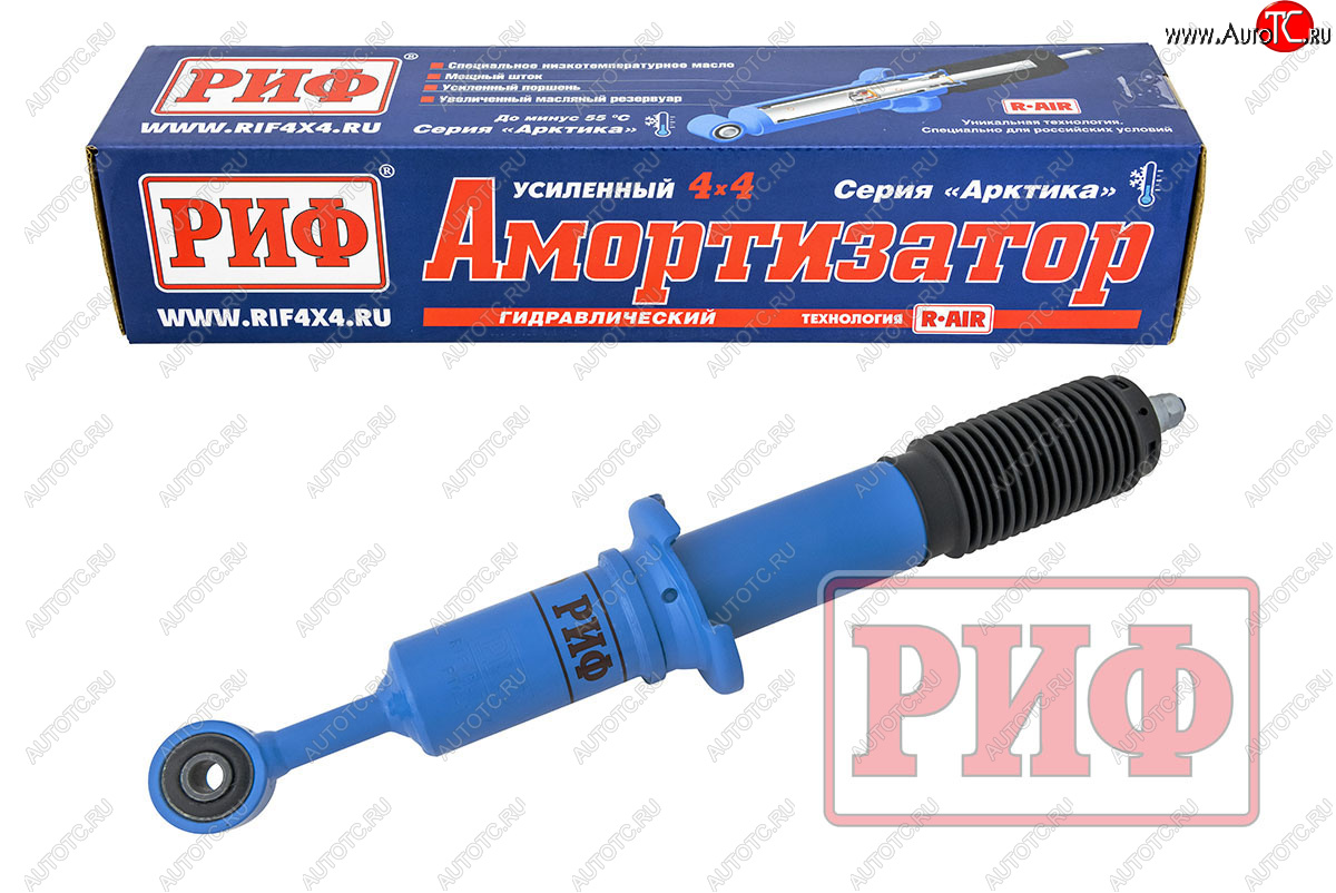 13 539 р. Амортизатор передний (усиленный, лифт +45, LH=RH, масляный) РИФ Арктика Toyota Fortuner AN160 дорестайлинг (2015-2020)  с доставкой в г. Пермь