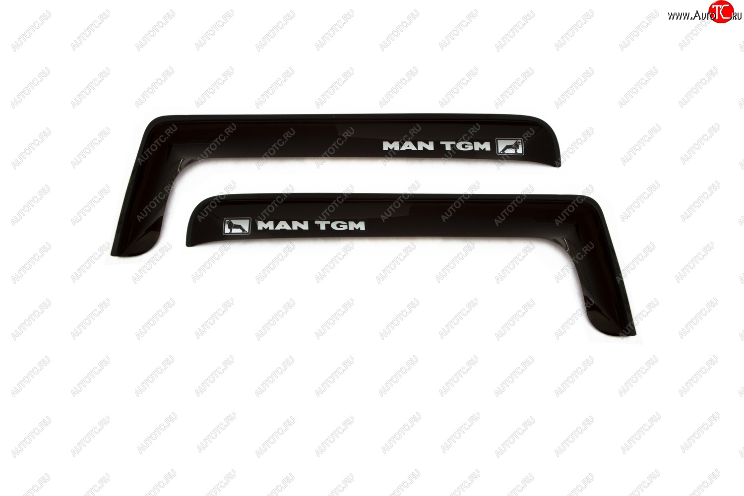 2 399 р. Дефлектор окон 2 шт. MAN TGM короткий, накладной, скотч 3М, дымчатый  Ман ТГМ REIN reinwv857  с доставкой в г. Пермь