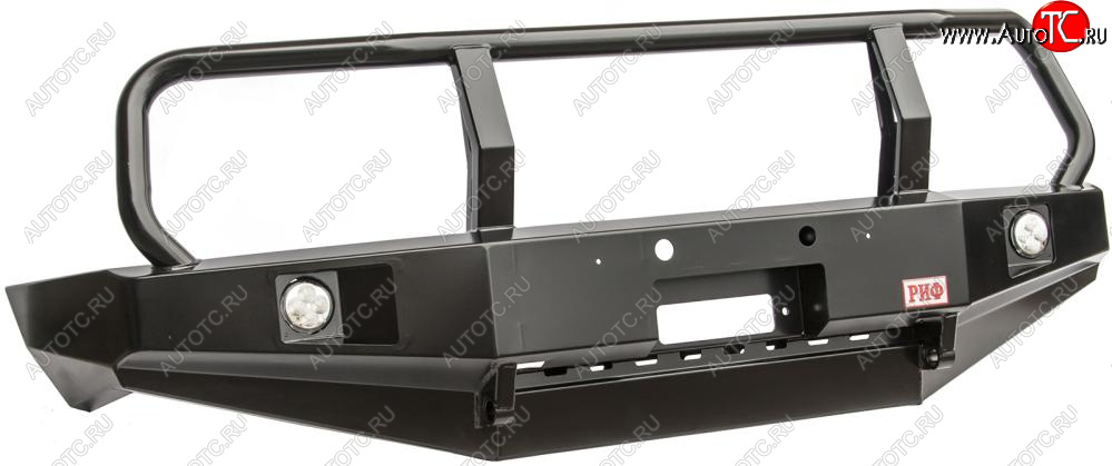 62 369 р. Бампер передний силовой РИФ  Toyota Land Cruiser  J105 (1998-2007) (С дополнительными фарами и защитной дугой)  с доставкой в г. Пермь