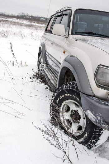 51 039 р. Защита порогов с подножкой РИФ Toyota Land Cruiser J105 (1998-2007)  с доставкой в г. Пермь. Увеличить фотографию 3