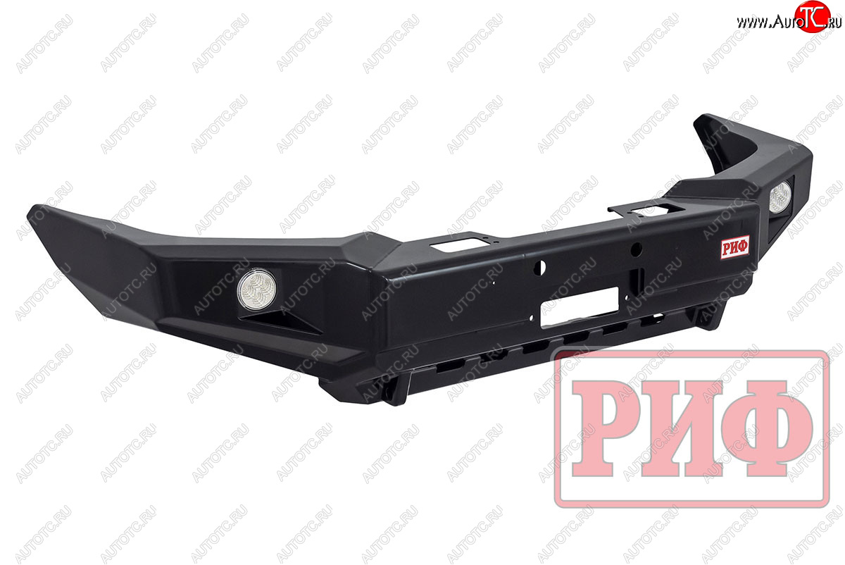 63 579 р. Бампер силовой передний РИФ  Toyota Land Cruiser Prado  J120 (2002-2009) (c доп. фарами и защитой бачка омывателя)  с доставкой в г. Пермь