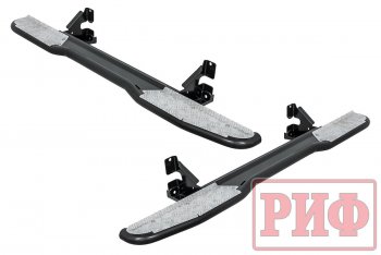 48 179 р. Защита порогов с подножкой РИФ Toyota Land Cruiser Prado J120 (2002-2009)  с доставкой в г. Пермь. Увеличить фотографию 7