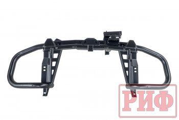 89 079 р. Бампер силовой задний РИФ Toyota Land Cruiser Prado J150 дорестайлинг (2009-2013) (С квадратом под фаркоп, калиткой и подсветкой номера)  с доставкой в г. Пермь. Увеличить фотографию 5