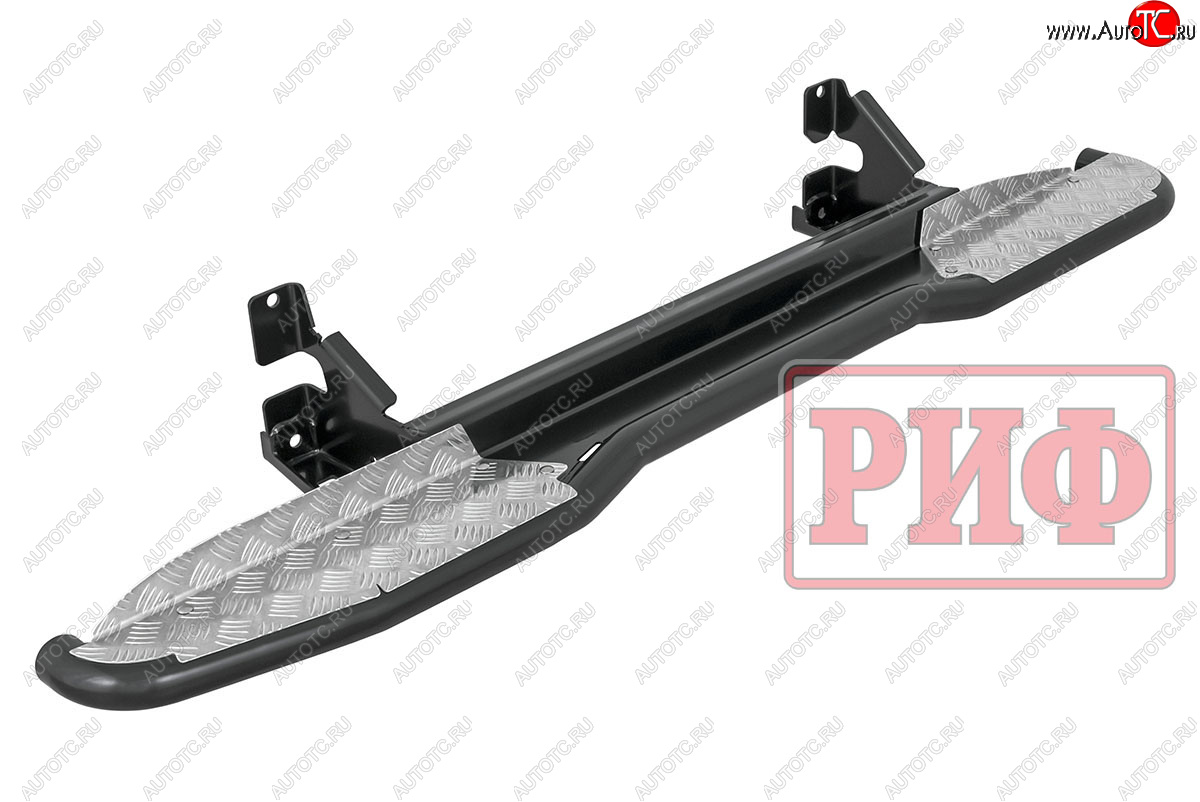 55 029 р. Защита порогов с подножкой РИФ Toyota Land Cruiser Prado J150 дорестайлинг (2009-2013)  с доставкой в г. Пермь