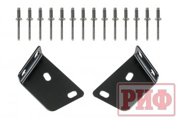 55 029 р. Защита порогов с подножкой РИФ Toyota Land Cruiser Prado J150 дорестайлинг (2009-2013)  с доставкой в г. Пермь. Увеличить фотографию 7
