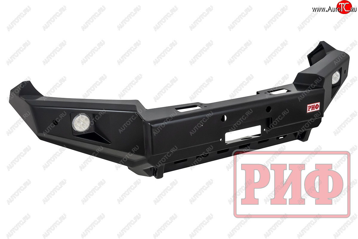 70 219 р. Бампер передний силовой РИФ  Toyota Land Cruiser  200 (2007-2015) дорестайлинг, 1-ый рестайлинг (С дополнительными фарами и защитой бачка омывателя)  с доставкой в г. Пермь