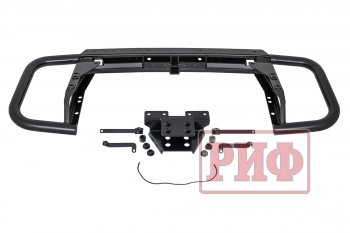 59 799 р. Бампер силовой задний РИФ Toyota Land Cruiser 200 дорестайлинг (2007-2012) (С квадратом под фаркоп)  с доставкой в г. Пермь. Увеличить фотографию 6