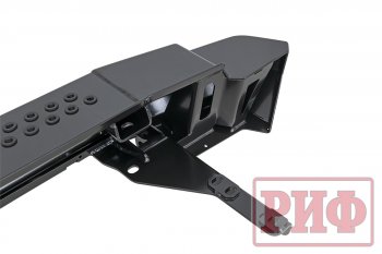 124 569 р. Бампер силовой задний РИФ  Toyota Land Cruiser  200 (2012-2015) 1-ый рестайлинг ( с квадратом под фаркоп, калиткой, фонарями, подсветкой номера)  с доставкой в г. Пермь. Увеличить фотографию 4