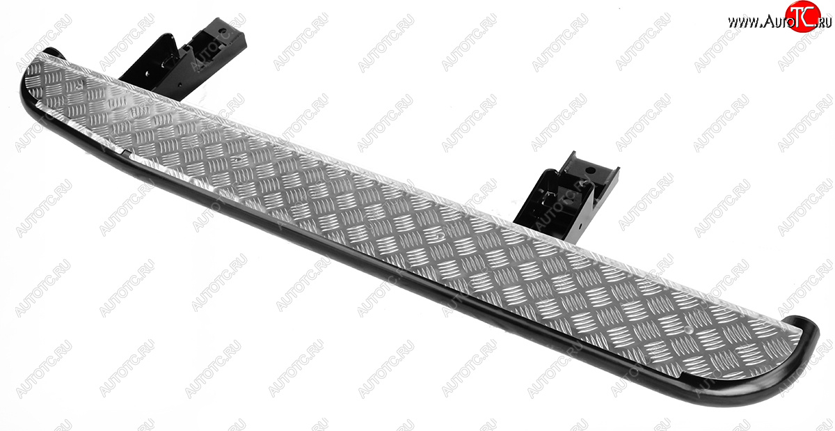 56 999 р. Защита порогов с подножкой (на а/м без гидроподвески) РИФ Toyota Land Cruiser 200 дорестайлинг (2007-2012)  с доставкой в г. Пермь