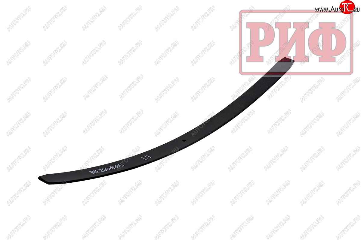 2 169 р. Лист третий задней рессоры RIF206-520C (RIF206-520C мм) РИФ Уаз Буханка 452 3303 бортовой грузовик (1965-2025)  с доставкой в г. Пермь