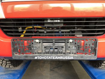 25 279 р. Площадка под лебёдку РИФ (в штатный бампер)  Toyota Fortuner  AN160 (2015-2025) дорестайлинг, рестайлинг  с доставкой в г. Пермь. Увеличить фотографию 4
