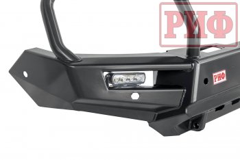 61 079 р. Бампер передний силовой РИФ Mitsubishi Pajero Sport QE дорестайлинг (2015-2021) (С дополнительными фарами, защитной дугой, защитой бачка омывателя, под парктроник)  с доставкой в г. Пермь. Увеличить фотографию 3