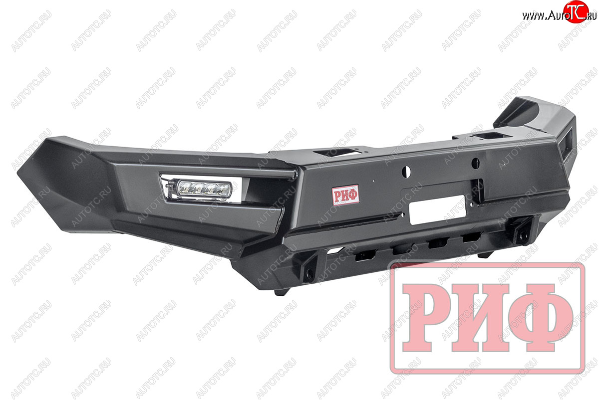 59 179 р. Бампер передний силовой РИФ  Mitsubishi Pajero Sport  QE (2015-2021) дорестайлинг (С дополнительными фарами и защитой бачка омывателя)  с доставкой в г. Пермь
