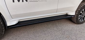 53 999 р. Защита порогов с подножкой РИФ Mitsubishi Pajero Sport QF рестайлинг (2019-2022)  с доставкой в г. Пермь. Увеличить фотографию 5