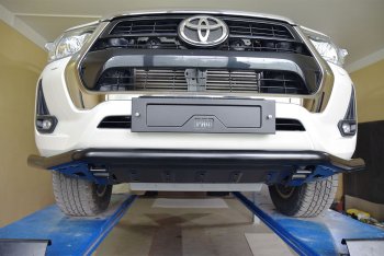 47 419 р. Бампер силовой передний (только под площадку RIFREV-30000) РИФ  Toyota Hilux  AN120 (2020-2025) 2-ой рестайлинг (без доп. оборудования)  с доставкой в г. Пермь. Увеличить фотографию 15