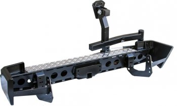 69 309 р. Бампер задний силовой РИФ  ТАГАЗ Tager ( 3d,  5d) (2008-2012) (С квадратом под фаркоп и калиткой)  с доставкой в г. Пермь. Увеличить фотографию 2