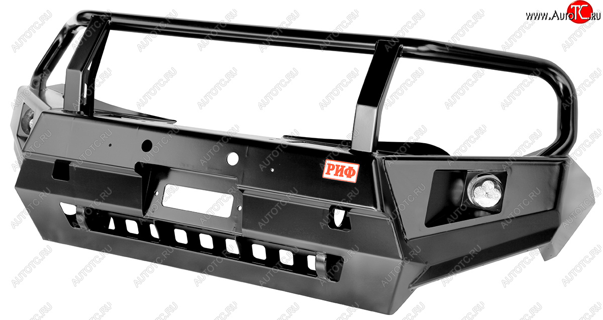 69 599 р. Бампер РИФ силовой передний Mitsubishi L200 2015+ с доп. фарами, защитной дугой и защитой бачка омывателя  Mitsubishi L200  5 KK,KL (2015-2019) дорестайлинг (С дополнительными фарами, защитной дугой и защитой бачка омывателя)  с доставкой в г. Пермь